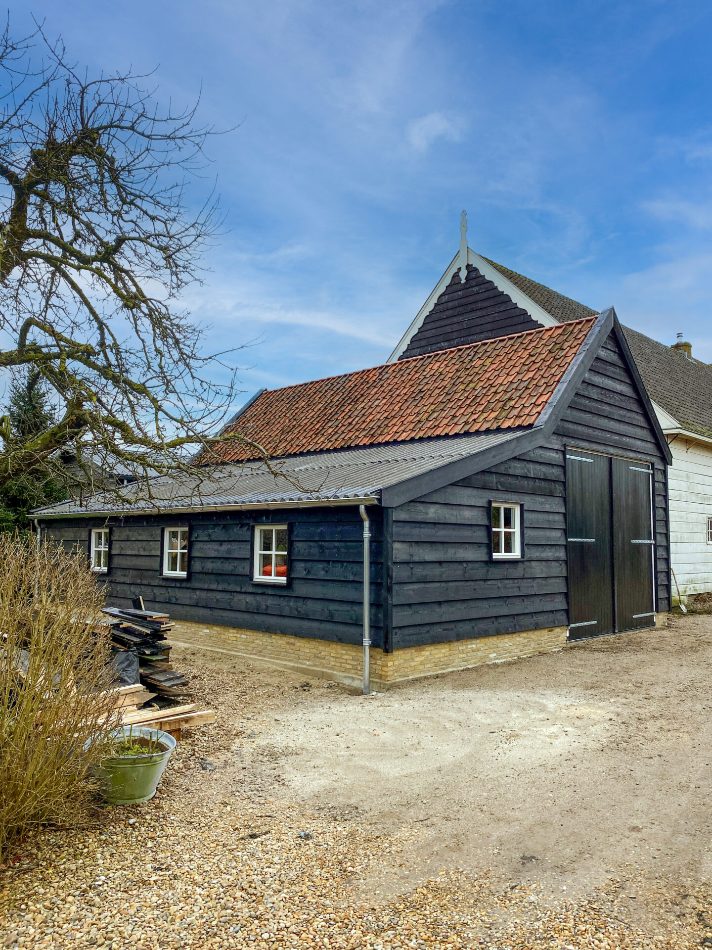 Landelijke schuur in Oud-Alblas